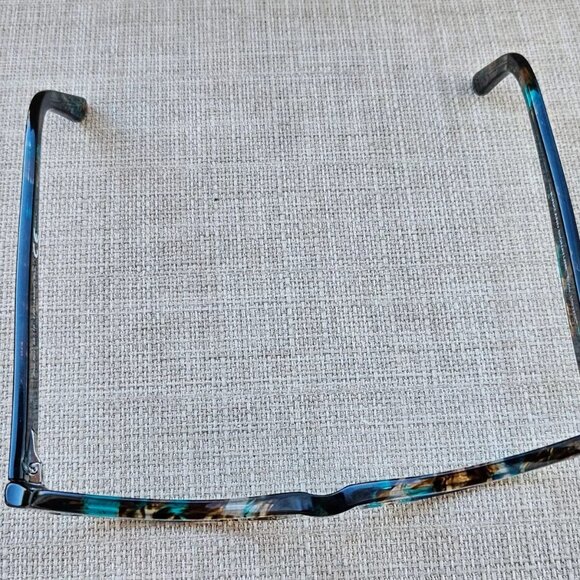 Kirkland Signature Eyeglasses/Sunglasses Frame Blue Tortoise Made in Italy Glass - Picture 12 of 12